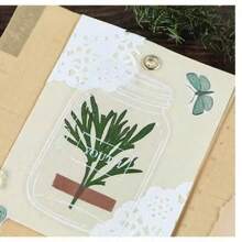 20pcs Waterproof Transparent Glass Bottles Creative Specimen Decor Pressed Flower Vases, DIY Bookmarks Plant Specimen - Multicolor - View 7