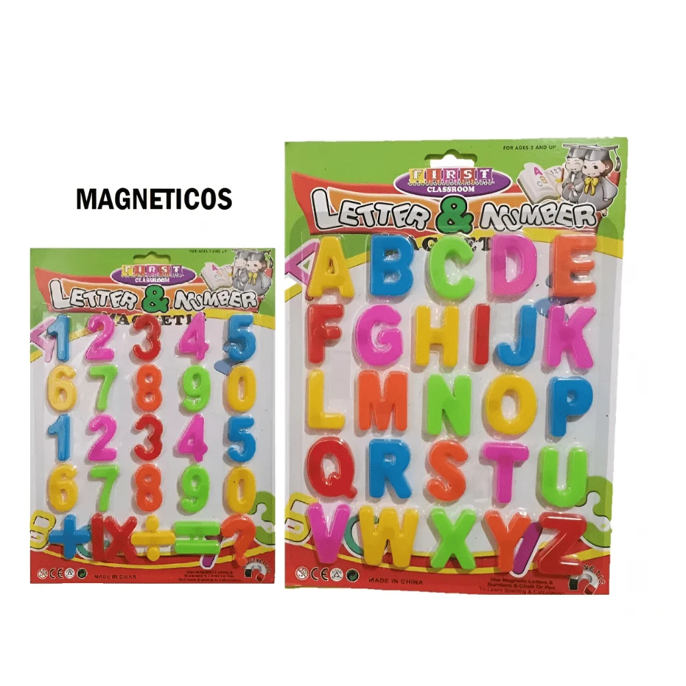 Magnetic Letters And Numbers Set – Alphabet And Numbers 0-9, Multicolor (4 Pack) ✨ Learning Is More Fun With This Colorful Magnetic Set. Ideal For Children To Play With And Practice Letters And Numbers On Metal Surfaces. Perfect For Home Or School!