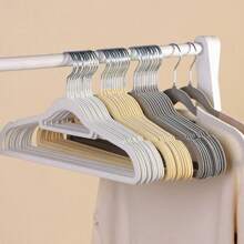 5/10pcs Seamless Anti Slip Velvet Fabric Saves Space Hanger Suitable For Bedroom Wardrobes, Wardrobes, Dormitory Clothing Organization, Hanger, Grucce Armadio, Appendi Abiti, Grucce, Grucce Salvaspazio, Mother's Day, Hot Selling And Great Value Item, Today's Discount