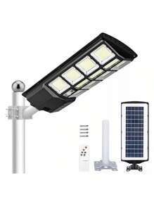 Lámpara solar, luces LED de exterior para iluminación de caminos, jardín, patio