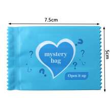 100/200pcs/Pack Plastic Heart & English Letter Blind Box Empty Gift Bags, Cute Party Supplies, DIY Jewelry Packaging - Blind Box Empty Bag - View 11