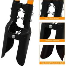 Post Hole Digger Tool, Heavy Duty Post Hole Digger With Fiberglass Handle, 58 Inches