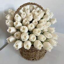1 pieza Molde de silicona para hacer velas en 3D, molde de flor de tulipán tridimensional, molde de vela para el Día de San Valentín, velas aromáticas DIY, piedra de incienso, decoración de hogar, fácil de desarmar y limpiar, materiales reutilizables DIY, hecho a mano, regalo perfecto para mujeres, amantes de la artesanía, regalo para la mejor amiga, regalo de invierno, romántico
