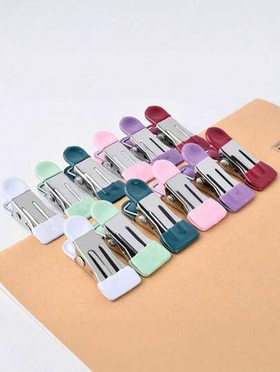 10pcs Stainless Steel Double-Headed Dual-Color Sun-Shaped Clothes Clips, Ultra-Compact Multi-Use Mini Clips With Non-Marking Grip And Anti-Slip Closure, Rust-Resistant Construction, Bright Two-Tone Finish, Ideal For Laundry Load Management, Delicate Garment Care, Closet Organization, Sock Pairs, Travel Storage, Craft Projects, And Everyday Home Use