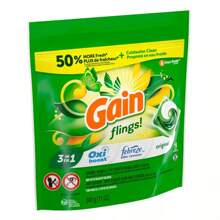 Gain Flings Paquetes de Detergente Líquido para Lavadora Compatible con HE - 1 - Ver 9