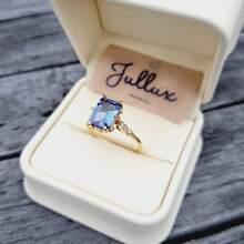 Luxury Elegant Engagement Ring,Unique Rings Jewelry For Women Bridal Ring Anniversary Gift For Her(Without Box)