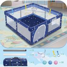 Froadp Recinto per bambini con fascia da braccio, struttura per gioco con rete traspirante e fondo antiscivolo per uso interno ed esterno