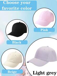 1 pièce Casquette de baseball structurée pour enfants, fermeture réglable - convient aux activités extérieures et à la broderie personnalisée. Casquette de baseball brodée personnalisée avec votre propre texte (un seul côté peut être personnalisé), convient aux garçons et aux filles