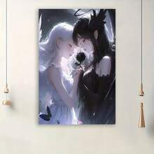 Framed 1pc Wooden Framed Artistic Abstract Pa T G Canvas Pa T G (2)Thickness 2.25cm/ 0.9 , High Quality Wall Art Pr Ts Poster, Direct Hang G Wall Picture, Decor For Home Gifts, Liv G Room, Bathroom, Bedroom, Kitchen