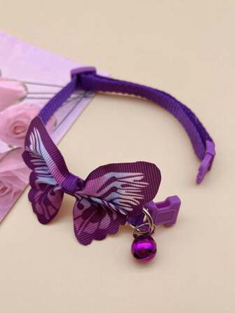 طوق حيوانات أليفة فيونكة زخرفة قطعة واحدة