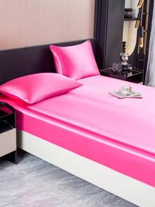 2 pièces/set Taie d'oreiller en satin de satin rouge rose premium, doux et respirant sans rides, meilleur pour les cheveux et la peau pendant le sommeil, housse d'oreiller sans rembourrage, luxueuse et douce comme de la soie, ultra douce et respirante, sans rembourrage, lavable en machine, bon cadeau pour les amis et les voyages, Housses d'oreiller fraîches avec fermeture enveloppe, Housse d'oreiller de luxe, Protège-oreiller d'hôtel ultra doux, Convient pour les tailles standard, queen, king, twin
