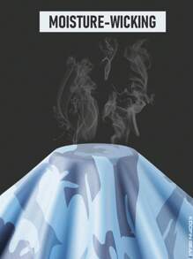 KOOFIN GEAR Outdoor High Performance Fishing Shirt Soft And Breathable Fabric With Raglan Sleeves Fishing Wear - Blue - View 3