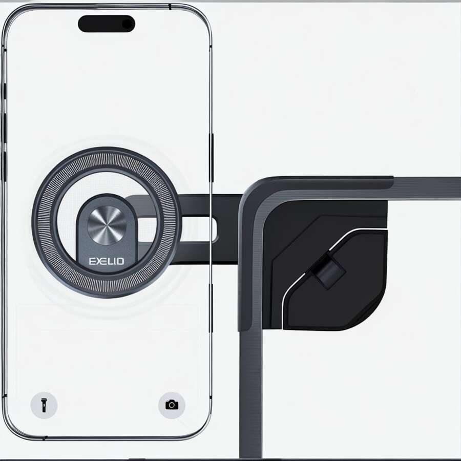 exeliq Suporte para celular Tesla atualizado para 2025, [ímã mais forte] Compatível com suporte automotivo MagSafe em telas sensíveis ao toque dos modelos Y/3/X/S, suporte para celular compatível com iPhone 16, 15, 14 e 13, todos os celulares, acessórios indispensáveis para 2025, compatíveis com iPhone, Android, presente de aniversário, família, amigos, magnético, acessórios para carro, suporte para celular compatível com iPhone, Android, presente de aniversário, família, amigos