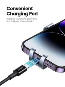 UGREEN 通风口支架 车载通风口手机支架 重力手机支架 免提车载自动锁 兼容 Iphone 15 14 13 Pro Max Galaxy Realme 手机支架