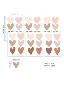 72 件/36 件可爱墙贴，适用于儿童房、婴儿房、墙壁装饰、DIY 艺术贴花、可爱女孩男孩卧室墙壁壁画、自粘乙烯基壁纸、防水可移除、贴纸、墙贴、乙烯基贴花，适用于家居装饰、春季装饰品，让您的家焕然一新、拉玛装饰贴纸