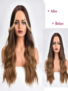 14英寸拉贡胡子刘海假发片网红中分假发八字刘海假发女自然假刘海一片装 - Black-brown - 查看 10