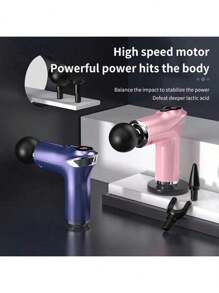 Electric Fascia Massager Muscle Massage Portable Relaxation - Black - View 4