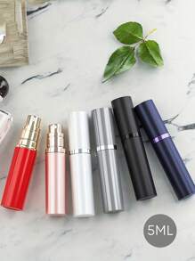 5ml 可再填充香水喷雾瓶便携式旅行可再填充瓶香水雾化器瓶迷你喷雾空化妆品容器底部填充泵式工具和配件，方便男士女士男孩和女孩使用香水，夏季度假返校旅行必备品