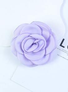 4 Colors Korean High-Grade Luxury Fabric Camellia Large Flower Stage Dual-Use Brooches Suit Collar Brooch Needle Lapel Pin For Women Accessories Valentines,Mom,Mother,Mother's Day,Gift - Flower - View 19