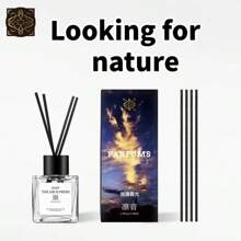 1pc Premium Floral Scented Reed Diffuser For Home Hotel Indoor Lasting Air Freshener, Deodorizer For Bedroom Bathroom