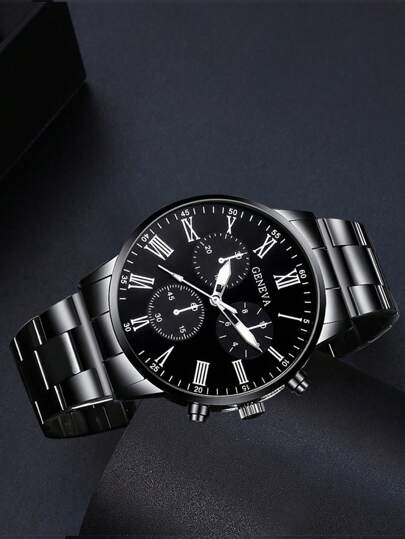 Able Stainless Steel Quartz Date Horloge view 3