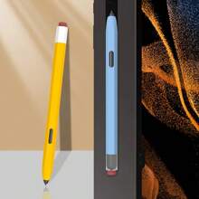Silicone Stylus Pen Protective Case, Solid Color Design, Compatible With Samsung Galaxy Tab S6 Lite, S7 FE, S8 Ultra, S9 Plus - Nhiều màu - Xem 2