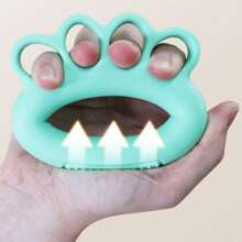 قطعة واحدة قوة إصبع متعدد الاستخدامات، مدرب قبضة الخمسة أصابع، أداة تمرين عضلات اليد لمرونة الأصابع وتمارين المعصم في المنزل - متعدد الألوان - مشاهدة 8