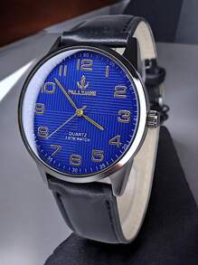 Men Quartz Watches - màu đen - Xem 1