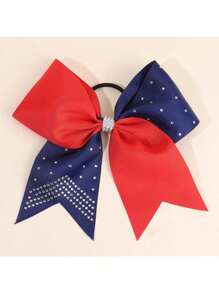 1 件定制女孩发带个性化名字发带亮片闪光发带女孩多色头发弹性儿童啦啦队蝴蝶结精致定制啦啦队蝴蝶结发带发饰啦啦队女孩发圈啦啦队蝴蝶结发带发带弹性带水钻蝴蝶结发绳女孩发饰，婚礼发饰 - 彩色 - 查看 12