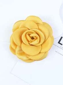 4 Colors Korean High-Grade Luxury Fabric Camellia Large Flower Stage Dual-Use Brooches Suit Collar Brooch Needle Lapel Pin For Women Accessories Valentines,Mom,Mother,Mother's Day,Gift - Flower - View 22