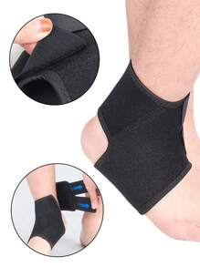 1 件运动踝部支撑套，透气可调节压缩踝部护具，适用于篮球、足球