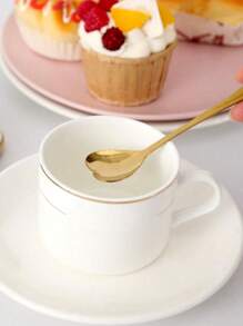 1/4/8 Pcs Heart Shaped Stainless Steel Modern Creative Spoons, Coffee Tea Mixing Spoons, Cake Dessert Spoons, School Supplies, Material, Dishwasher Friendly, Back To School & Christmas Holiday Gifts