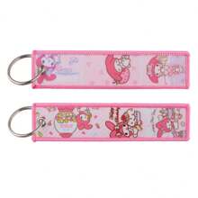 Sanrio 1st Hello Kitty & Animal Theme Sleutelhanger Set: Meerdere ontwerpen, levendige kleuren, duurzaam materiaal, geschikt voor verzameling en dagelijks gebruik, voegt persoonlijke charme toe! Perfecte cadeaukeuze, straalt zoete aura uit!