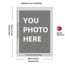 Custom Diamond Painting Kit For Adults – Personalized Non-Woven Diamond Art – Create Your Own Diamond Dotz Craft From Photo – Unique Anniversary, Birthday, Women Gift – Home Decor DIY Project,Multi-Functional,Adjustable, ,Ornamental,Reusable,Exquisite,Adorable,High-Quality,Modern,Colorful,Cute,Comfortable,Stylish,Custom,Personalized,Unique,Ideal Gifts For Him,Ideal Gifts For Her,Boyfriend,Girlfriend,Dad,Mom,Family,Friends,Son,Daughter,School Students,Office,Tea Room,School,Home,Home Refresh