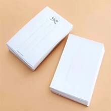 50 chiếc 6.6x11.5cm Thẻ giấy Kraft trống Kẹp tóc Barette Thẻ trưng bày trang sức Thẻ giá Kẹp tóc Bao bì Hộp đựng - 50 chiếc - Xem 6
