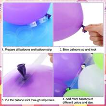 Set de 123 piezas/50 piezas de arco de guirnalda de globos Buzz con globos de látex morados, verdes y plateados de 10" y 5", y globos de lámina de cohete y estrella, perfecto para decoraciones de fiesta de cumpleaños con tema de inspiración