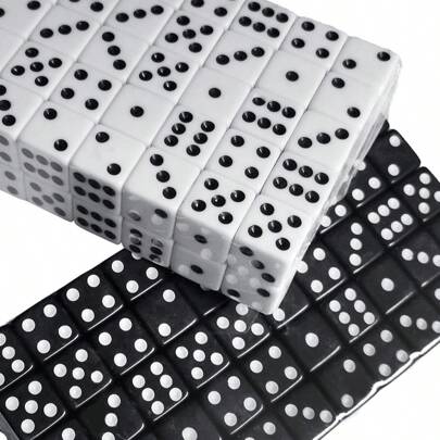 6-Side Game Dice Set, 16mm Game Dice, Dice Surface Is Clear And Easy To Read, Small And Portable, Feel Comfortable, Reusable, Play Variety, Suitable For A Variety Of Board Games, Family Entertainment, Friends Party, Party Easily Ignite The Atmosphere, Suitable For A Variety Of Scenes, The Ideal Choice For Board Game Lovers And Parties