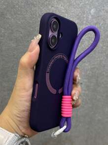 Funda de teléfono de silicona líquida compatible con iPhone 17ProMax 17 Pro 17Air 17 16 15 14 13 12 11 Pro Max 15 Plus para carga inalámbrica magnética, funda protectora completa