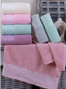 Set di 6 pezzi di asciugamani per mani e viso da 50x90 cm
