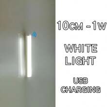 Striscia luminosa a LED con rilevamento di movimento a risparmio energetico, luce per armadi e credenze, luce notturna senza fili a LED, retroilluminazione per scale, ricaricabile, adatta per bagni, camere da letto, stanze, cucine, armadi, scale, corridoi e credenze