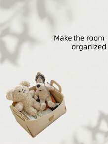 1pc Pink Fabric Wardrobe Drawers, Clothes And Pants Compartment Storage Boxes Can Be Used To Store And Organize Snacks, Books, Underwear, Pants, Ties, Wardrobe Drawer Styles Layered Finishing Baskets.