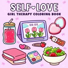 1 pièce Livre de coloriage AMOUR DE SOI de 52 pages pour adultes et enfants, audacieux et facile, designs simples et grands pour la détente. Livre de coloriage Amour de soi de 52 pages sans fondation à copier, graffitis anti-stress, livre de coloriage pour adultes et adolescents, design audacieux, simple, simple et grand pour se détendre