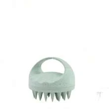 1 peça nova escova de silicone para massagem no couro cabeludo, cor palha, xampu, limpa a raiz do cabelo e remove a caspa, decoração para casa e banheiro, decoração de outono