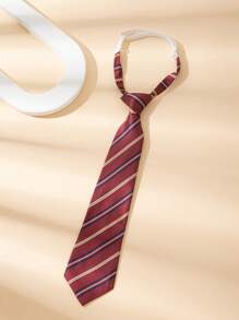 1pc 32cm Adjustable Printed Pre-Tied Tie, Suitable For Boy, Girl & Children, Daily Wear, Party, Performance, Student Uniform, Holiday Show - Multicolor - View 25