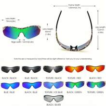 Unisex Outdoor Sport Camouflage Gepolariseerde Zonnebril Voor Fietsen, Skiën, Vissen, Autorijden, Ideale Cadeau Keuze Voor Dagelijks, Vrije Tijd, Reisoutfit Matching