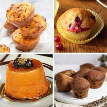 9/12/24 Cups Silicone Muffin Pan, Non-Stick Silicone Cupcake Pan, Silicone Muffin Mold For Making Muffins, Cupcakes, Egg Tarts, Buns ,Moldes Reposteria,Chocolate Mold,Valentine's Day Wedding Party And Other Holiday Cake Making - Multicolor - View 6