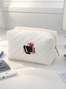 1 件卡通游戏控制器印花化妆包，便携式化妆品收纳袋，多功能收纳袋，适用于旅行、礼品、节日、青年、返校、洗漱用品、化妆品、房间装饰