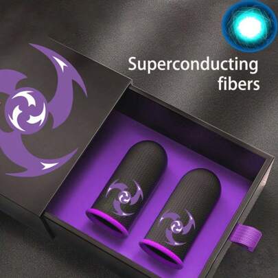 Manchon de doigt ultra-mince et respirant pour le jeu mobile 24h/24 : anti-transpiration, anti-dérapant, housses de doigts à l'écran tactile haute sensibilité, convient aux joueurs