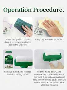 500克装墙面漆为水性配方，清洁方便。易于家居维护：白色乳胶漆，可有效遮盖涂鸦、污渍和脚印，使用便捷快速，并带有特殊防尘膜，适用于各种室内墙面涂装。（新旧型号随机发货。） - 彩色 - 查看 5