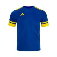 Adidas 2025 Jeugdjongen Vierkant 25 Jersey T-shirt, gebreide kraag kort TJN5410